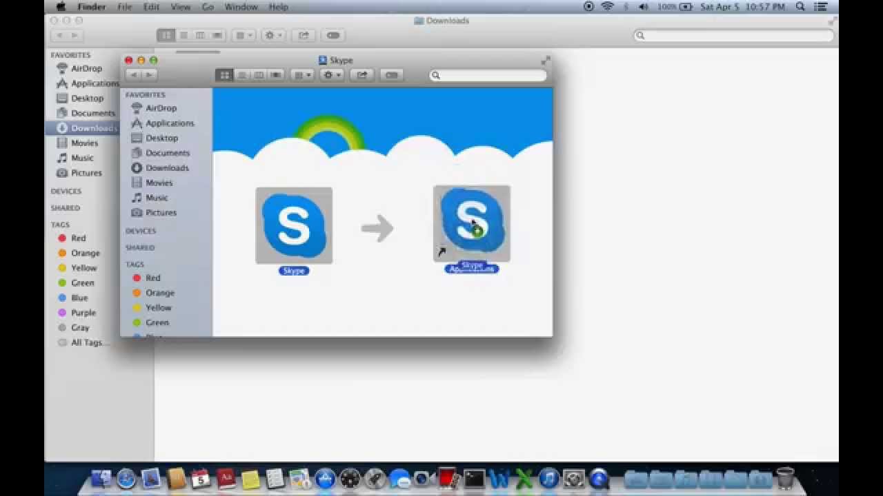 Skype on a mac